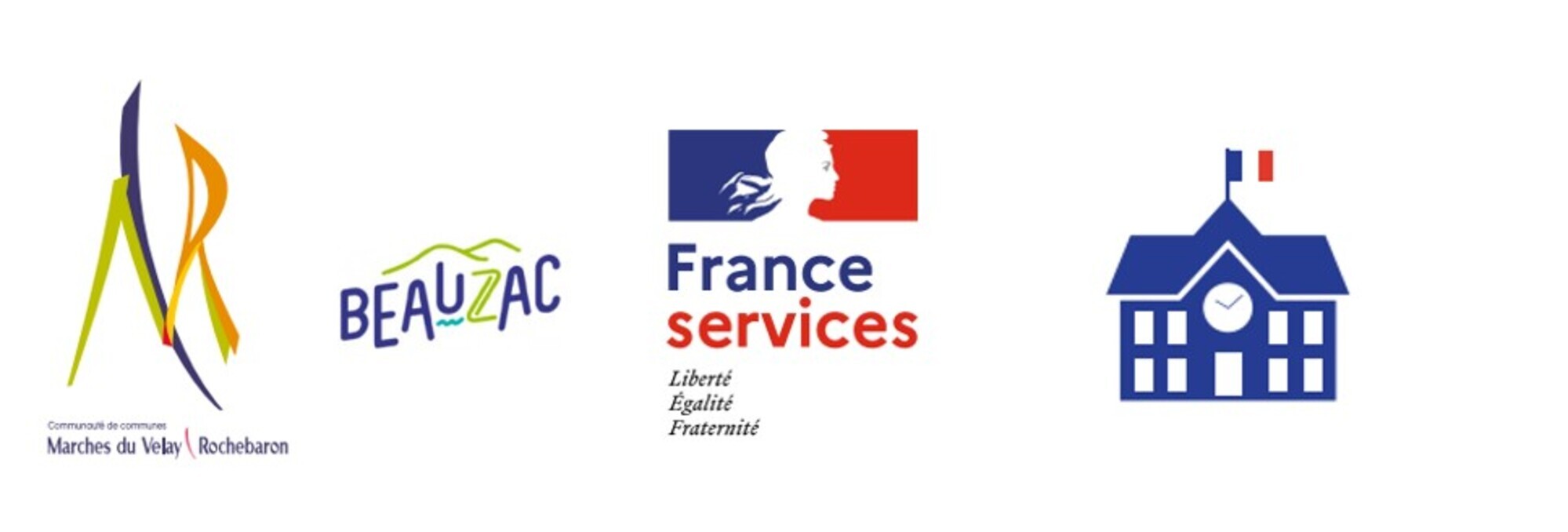 logos partenaire Maison France Services Beauzac
