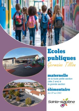 photos enfants dans couloir école et photos cour de récréation maternelle et primaire écoles Germaine Tillon